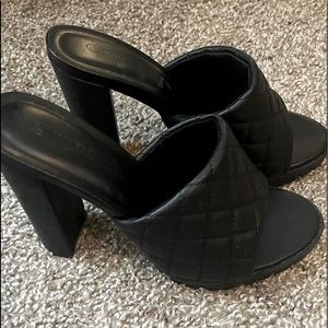 Block Heel Mules